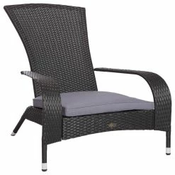 Outlet ๐ฅฐ Fire Sense Black Coconino Wicker Chair ๐