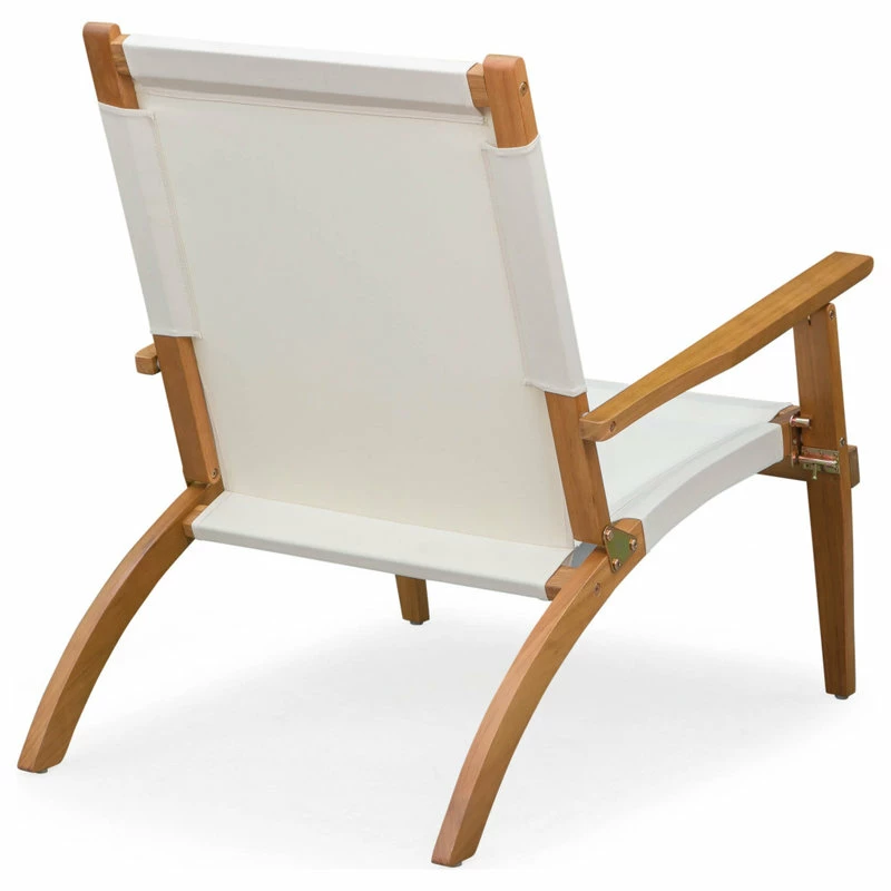 Discount 👍 Balkene Home Walker Outdoor Wooden Folding Lounge Chair 😀 - Image 3