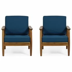 Brand new 😍 GDFStudio Davion Outdoor Acacia Wood Club Chair 🛒