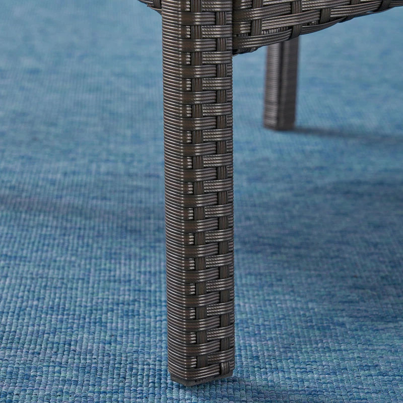 Promo 🤩 GDFStudio GDF Studio Otto Outdoor Wicker Club Chairs, Set Of 2, Brown/Tan 😉 - Image 5