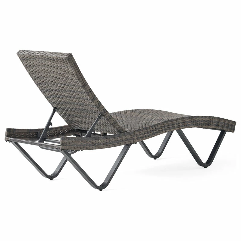 Discount โญ GDFStudio GDF Studio Zanna Outdoor Wicker Chaise Lounge, Set Of 2 ๐ - Image 8