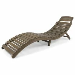 Top 10 ๐คฉ GDFStudio GDF Studio Tycie Outdoor Acacia Wood Foldable Chaise Lounge, Gray โค๏ธ