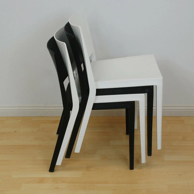 Coupon ๐ฏ Mod Made Elio Modern Plastic Dining Side Chair, Set Of 2, Black โ๏ธ - Image 6