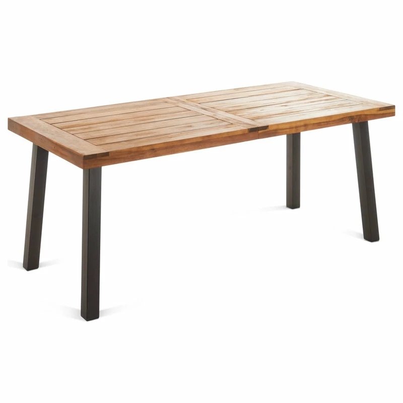 Coupon ⭐ GDFStudio GDF Studio Spanish Bay Teak Finish Acacia Wood Dining Table 🥰