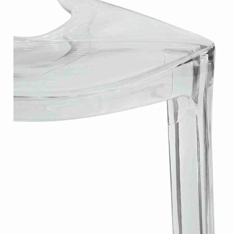 Cheapest π₯ LeisureMod Modern Cornelia Dining Chair, Set Of 2, Clear, C18CL2 π₯ - Image 6