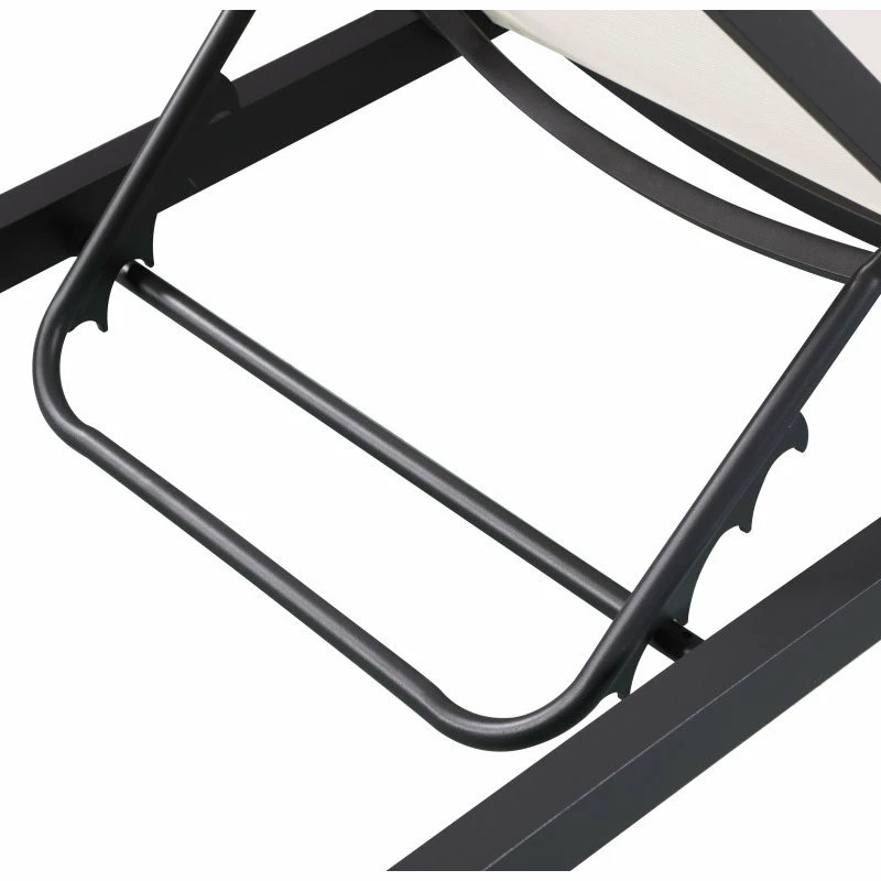 Brand new ๐ Meridian Furniture Nizuc Outdoor Patio Chaise Lounge Chair, Off-White Resilient Mesh Waterproof Fab ๐ฏ - Image 10