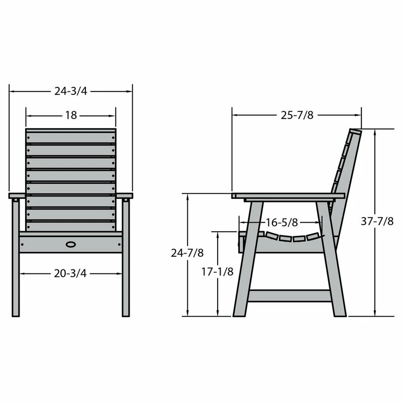 Discount ๐ฏ Highwood Weatherly Armchair, Weathered Acorn ๐ฏ - Image 4