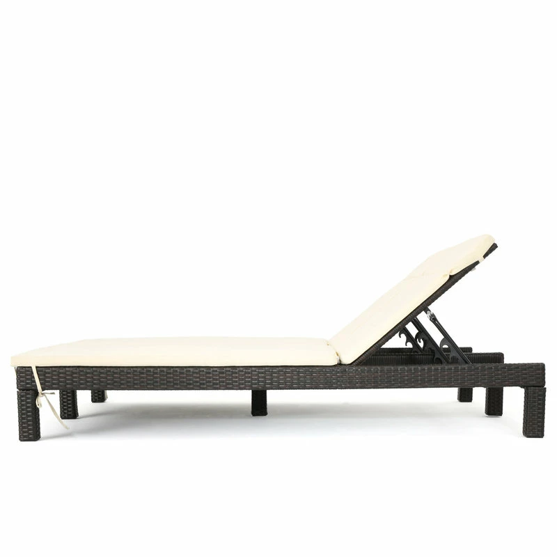 Cheapest ๐งจ GDFStudio GDF Studio Amour Outdoor Dual Wicker Chaise Lounge With Water Resistant Cushions ๐ - Image 12