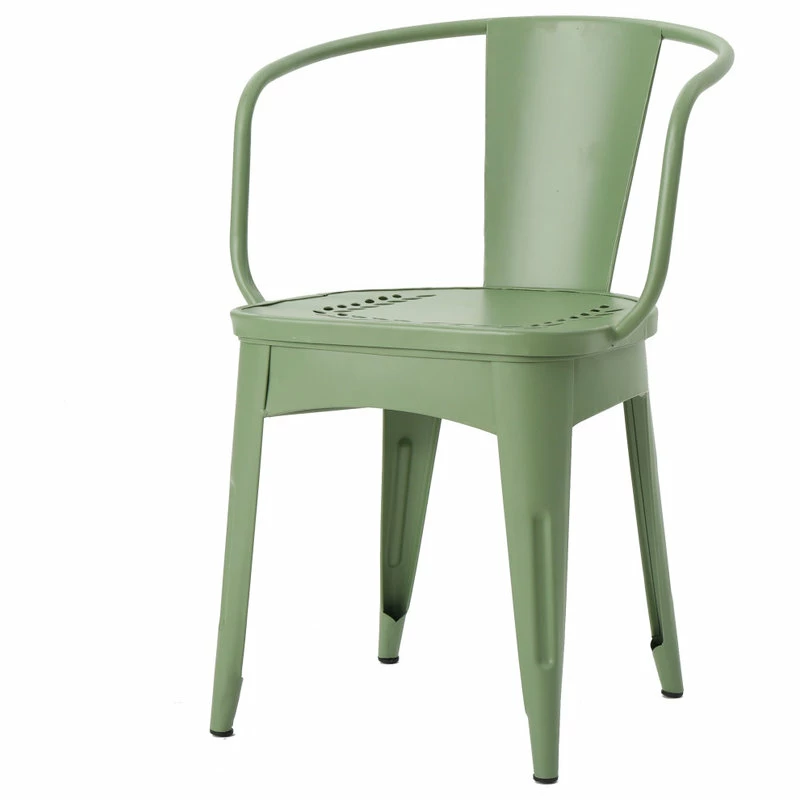 Brand new ๐ GDFStudio GDF Studio 3-Piece Leona Outdoor Paint Finished Iron Bistro Set, Matte Green โจ - Image 6