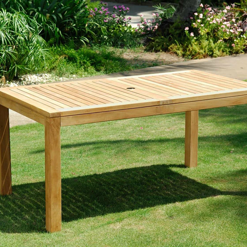 Cheap ๐ Amazonia Charlotte 7-Piece Patio Side Chair And Dining Set, Teak Wood ๐ - Image 4