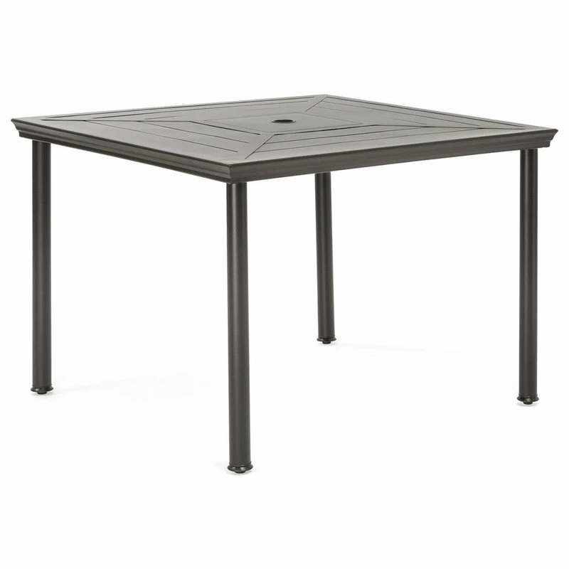 Discount ๐งจ Hanover Montclair 5-Piece Patio Dining Set With Rockers And Square Table, Chili Red ๐ - Image 4