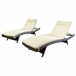 Flash Sale ๐ฅ GDFStudio GDF Studio Lakeport Outdoor Adjustable Chaise Lounge Chairs, Set Of 2 ๐
