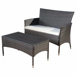 Outlet 👏 GDFStudio GDF Studio 2-Piece Ines Multi-Brown Outdoor Set ✨