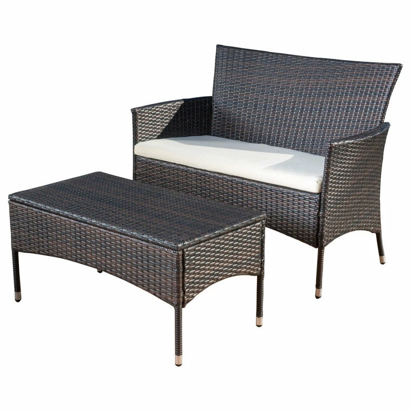 Outlet 👏 GDFStudio GDF Studio 2-Piece Ines Multi-Brown Outdoor Set ✨