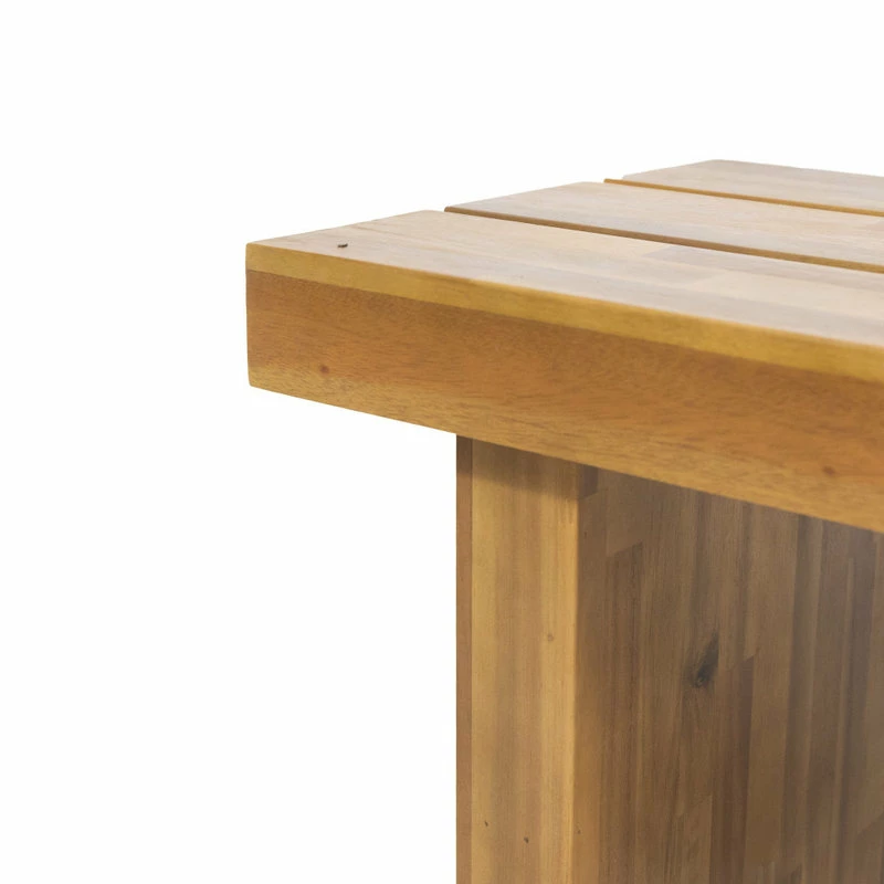 Best reviews of โ GDFStudio Bagwell Appling Outdoor Acacia Wood Bench, Natural ๐ - Image 4