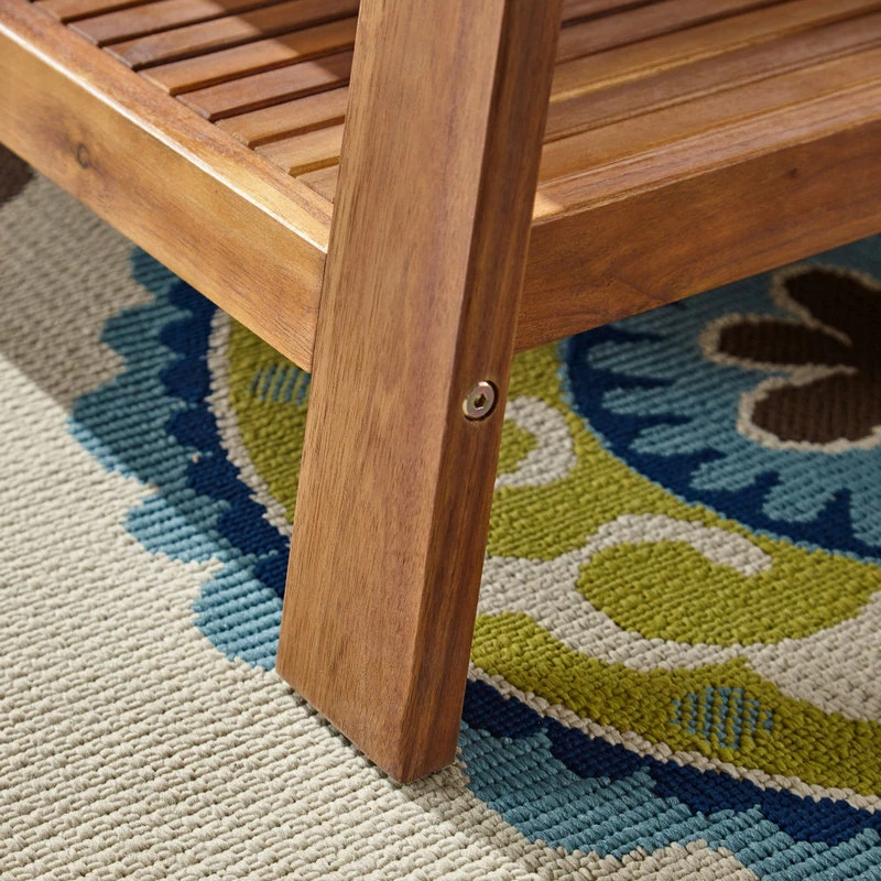 Best reviews of 😉 GDFStudio GDF Studio Christian Outdoor Acacia Wood Loveseat/Coffee Set, Teak Finish/Beige ⌛ - Image 4