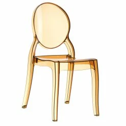 Buy 👍 Compamia Elizabeth Dining Chairs, Set Of 2, Transparent Amber 🤩