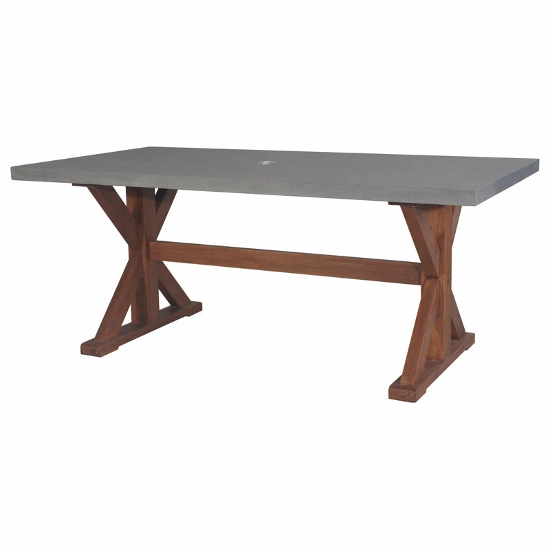 Deals ๐ฅฐ Outdoor Interiors 3-Piece Eucalyptus And Composite Dining Set With Matching Benches ๐ - Image 4