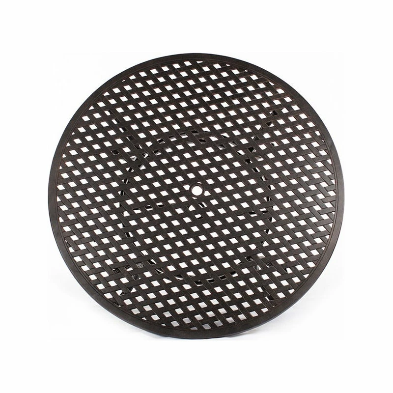 Brand new 🔔 IPatio Furniture Carlsbad 52" Cast Dark Lava Bronze Aluminum Round Dining Table ⌛ - Image 2