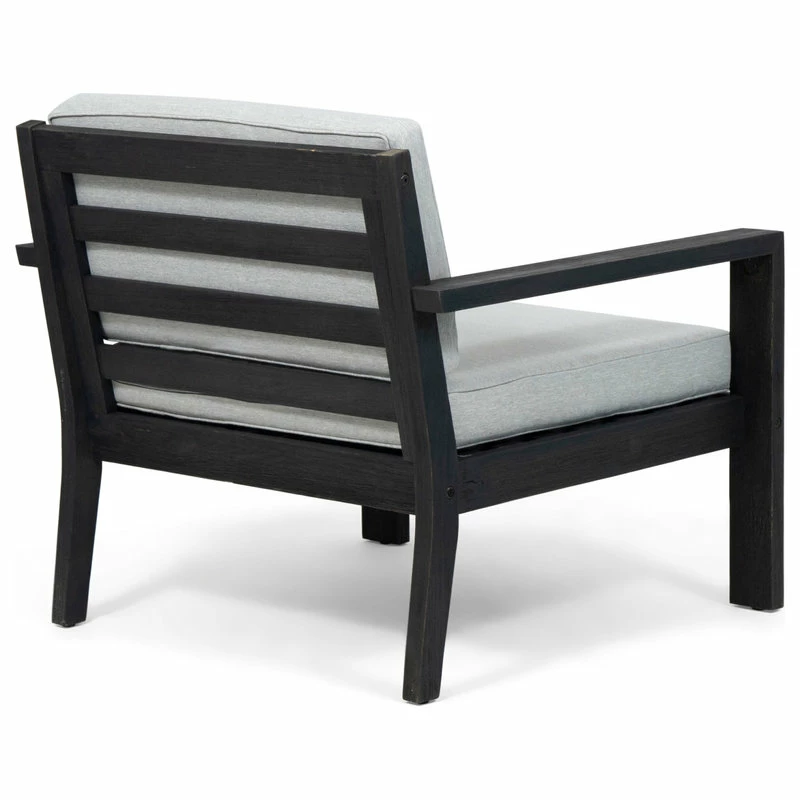 Wholesale ๐คฉ GDFStudio Susan Outdoor Acacia Wood Club Chairs With Cushions, Set Of 2, Light Gray ๐ - Image 9