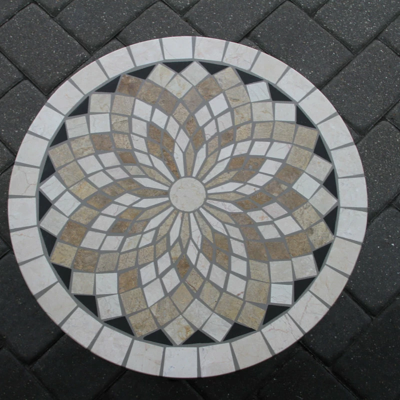 Budget โค๏ธ Outdoor Interiors 3-Piece Eucalyptus Lounge Set With Spanish Marble Accent Table ๐ฅฐ - Image 4