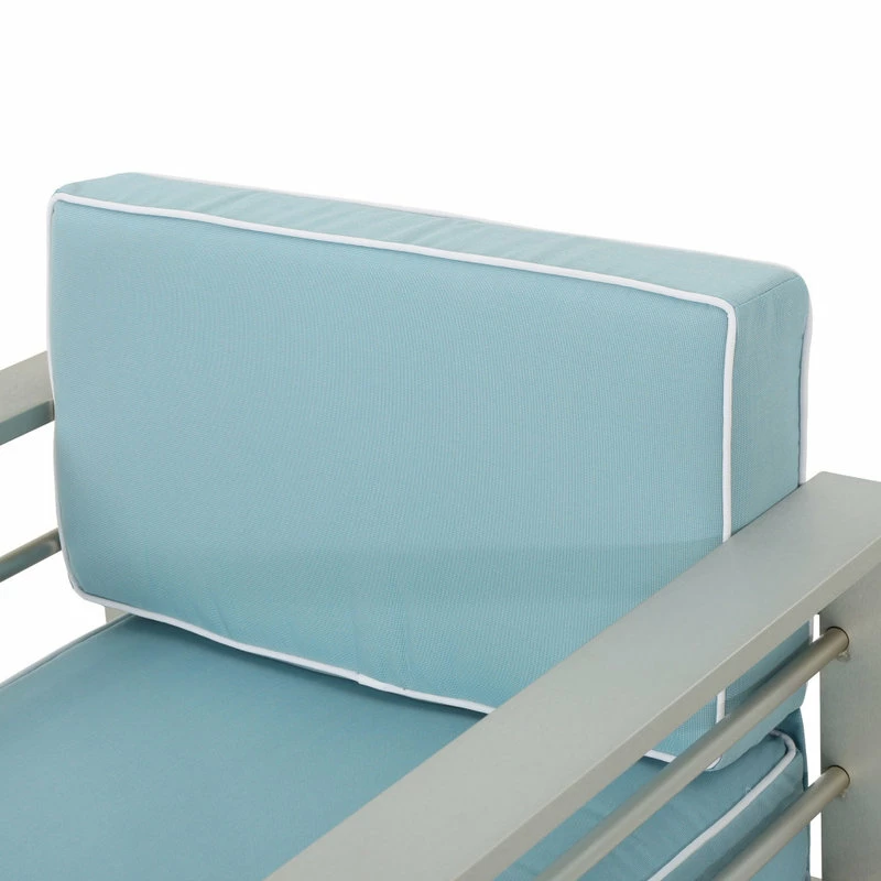 Deals ๐ GDFStudio GDF Studio 4-Piece Crested Bay Outdoor Silver Aluminum Framed Chat Set ๐ - Image 11