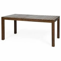 Wholesale 🔔 GDFStudio Rohan Outdoor Rustic Acacia Wood Dining Table ❤️