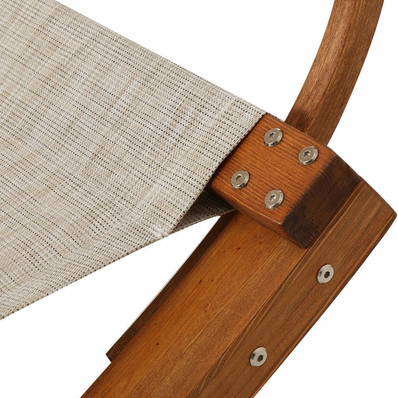 Buy 🔥 GDFStudio GDF Studio Bayard Outdoor Off-White Sunbed With Adjustable Canopy ✔️ - Image 4