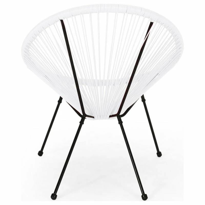 Best deal ๐ GDFStudio Major Outdoor Hammock Weave Chair With Steel Frame, Set Of 2, White, Black ๐คฉ - Image 6