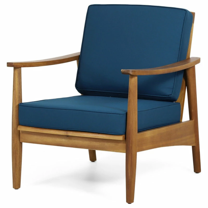 Brand new ๐ GDFStudio Davion Outdoor Acacia Wood Club Chair ๐ - Image 2
