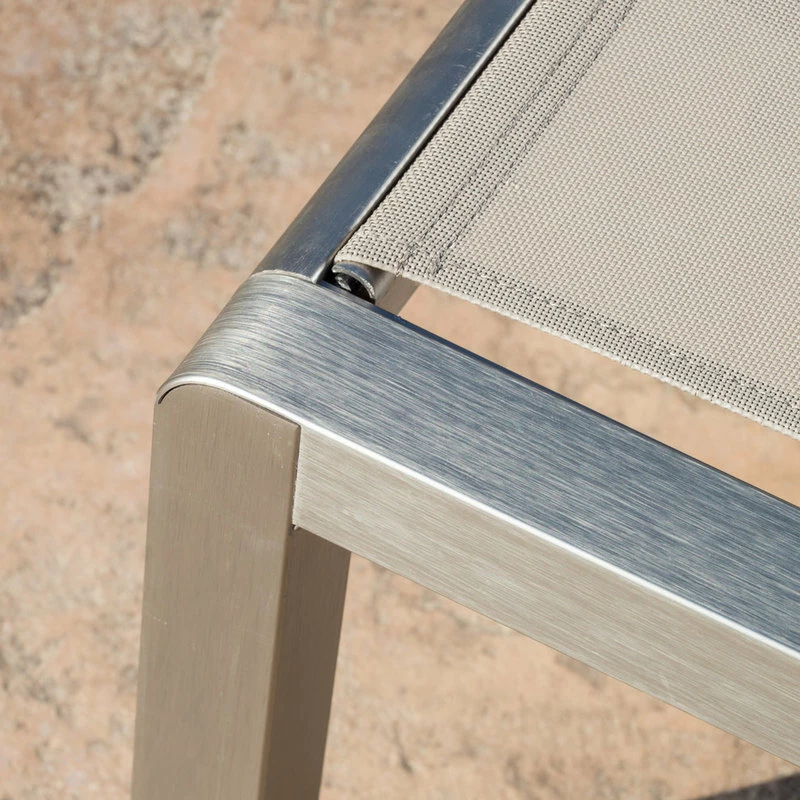 Best Sale 😍 GDFStudio Coral Bay Outdoor Mesh Chaise Lounge, Set Of 4 🌟 - Image 5