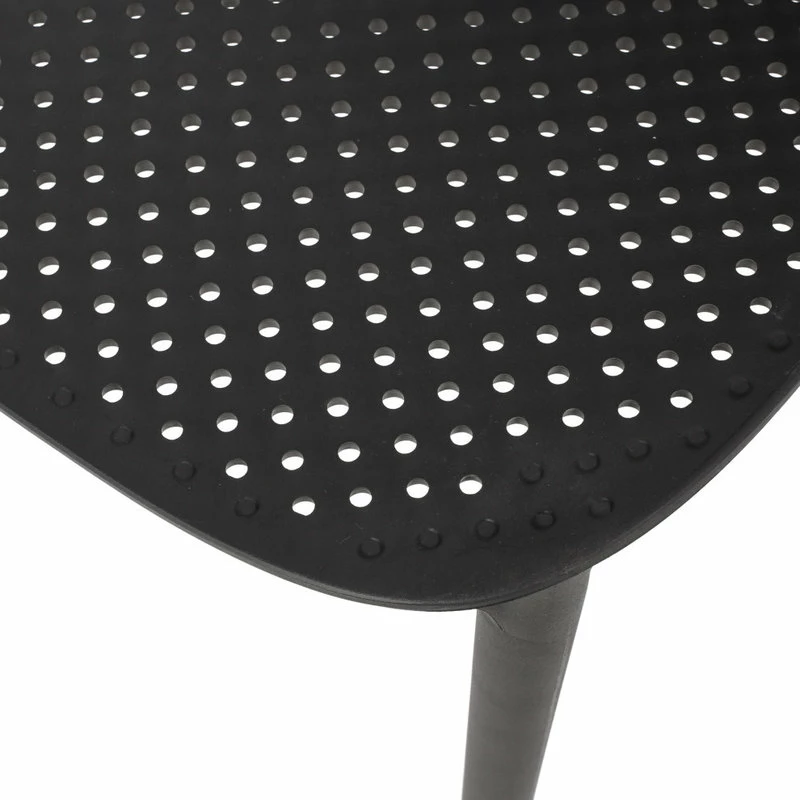 Best deal ๐ฅฐ GDFStudio Tafton Outdoor Stacking Dining Chair, Set Of 4, Black ๐ - Image 7