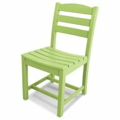 Best Sale 😀 POLYWOOD La Casa Cafe Dining Side Chair, Lime 🎁