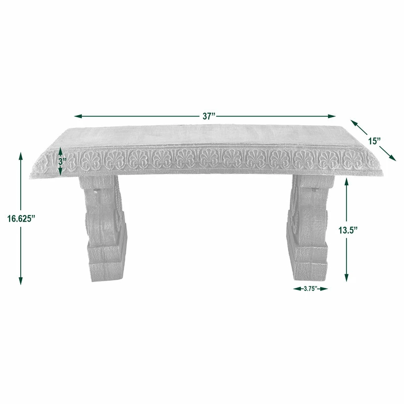 Best deal 🥰 Arcadia Garden Products Fiberclay Garden Bench 😀 - Image 7