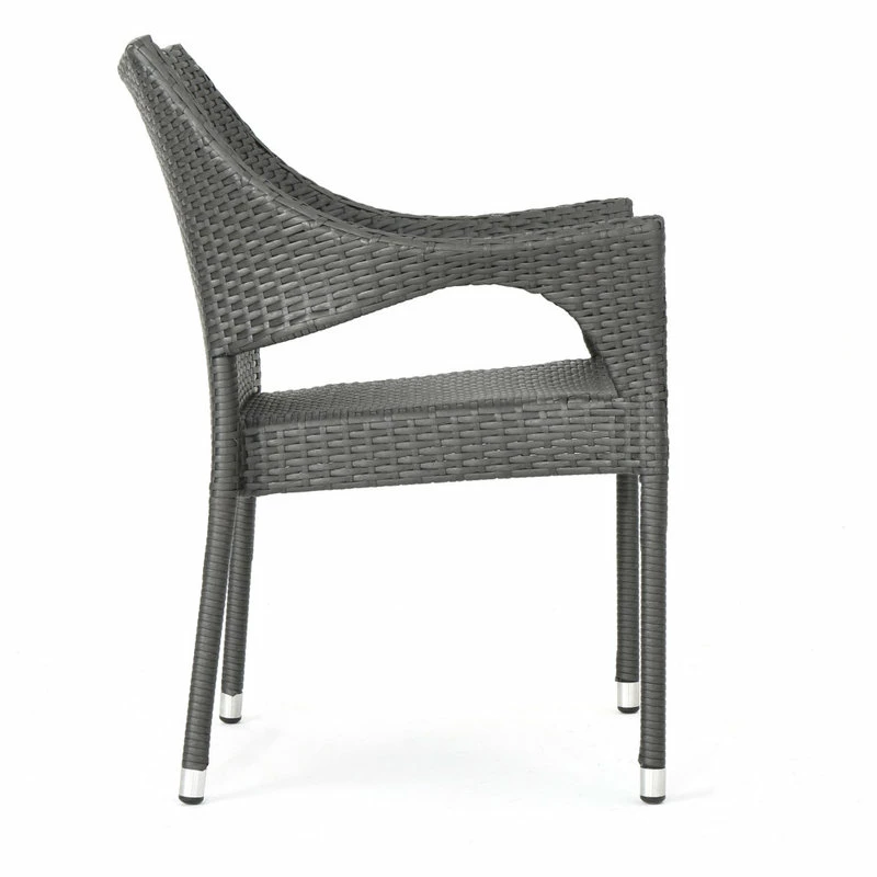 Brand new 🥰 GDFStudio GDF Studio Alameda Outdoor Gray Wicker Chairs, Set Of 2 ⭐ - Image 8
