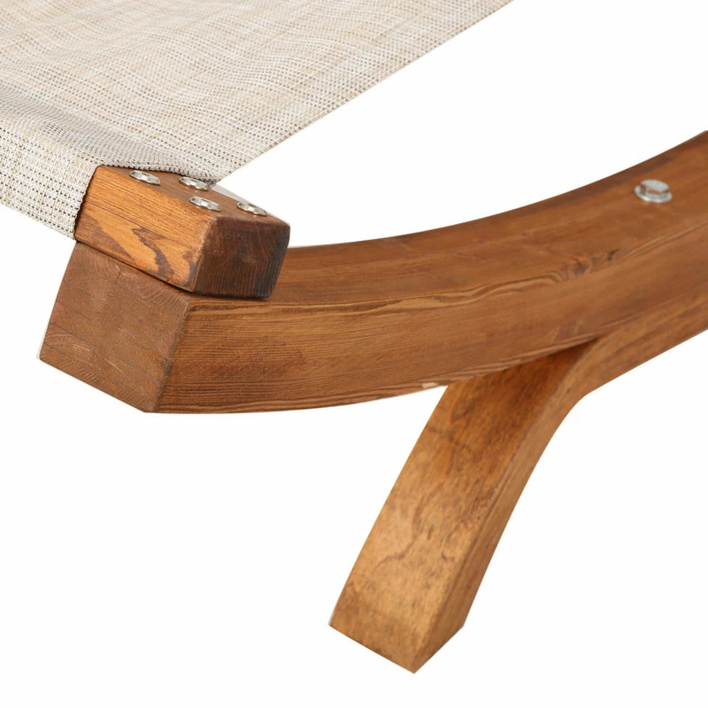 Buy 🔥 GDFStudio GDF Studio Bayard Outdoor Off-White Sunbed With Adjustable Canopy ✔️ - Image 5