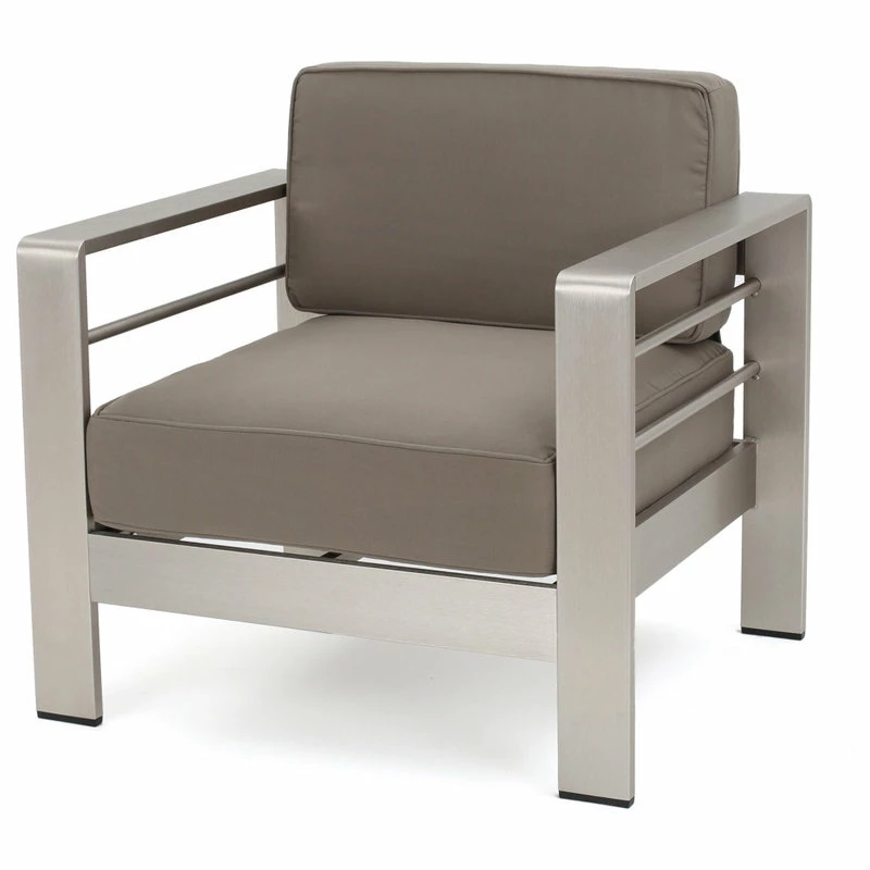 Wholesale 🛒 GDFStudio GDF Studio 5-Piece Coral Bay Outdoor Aluminum Chat Set With Cushions 🛒 - Image 12