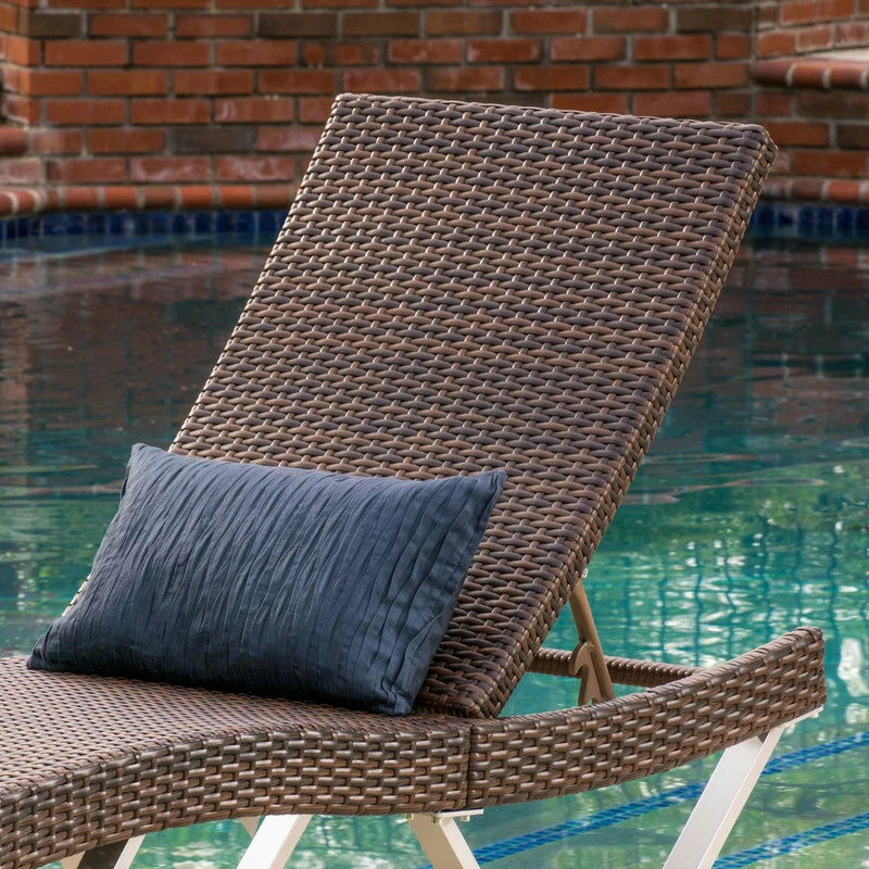 Best reviews of ✨ GDFStudio GDF Studio Manuela Outdoor Multibrown Wicker Chaise Lounge Chairs, Set Of 2 ✔️ - Image 4