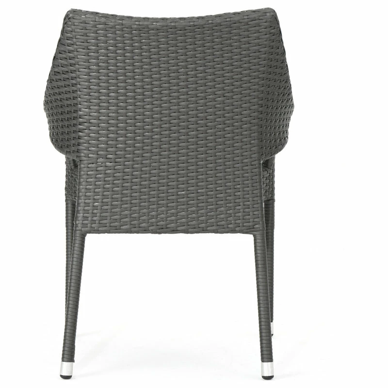 Brand new 🥰 GDFStudio GDF Studio Alameda Outdoor Gray Wicker Chairs, Set Of 2 ⭐ - Image 7