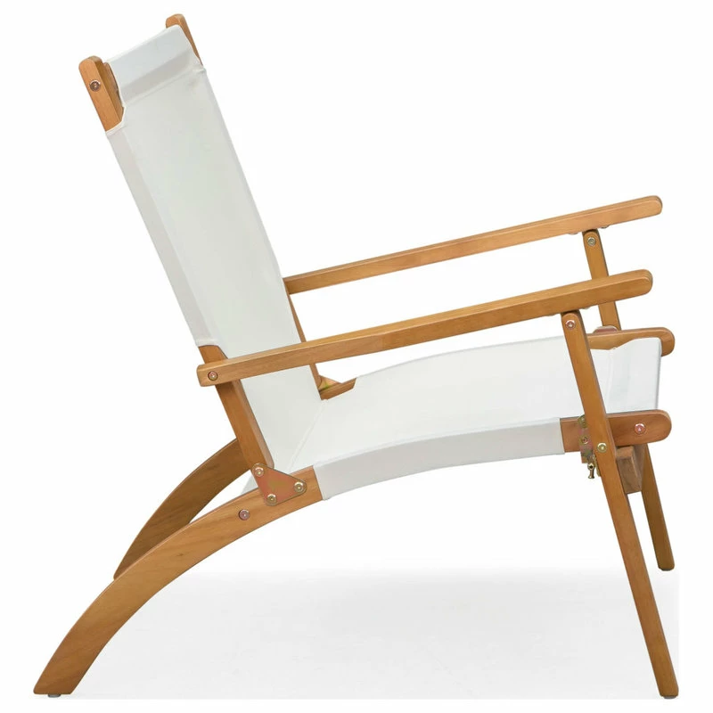 Discount 👍 Balkene Home Walker Outdoor Wooden Folding Lounge Chair 😀 - Image 2