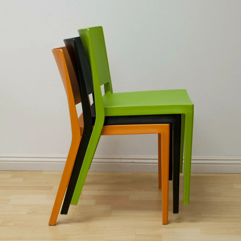 Coupon ๐ฏ Mod Made Elio Modern Plastic Dining Side Chair, Set Of 2, Black โ๏ธ - Image 5