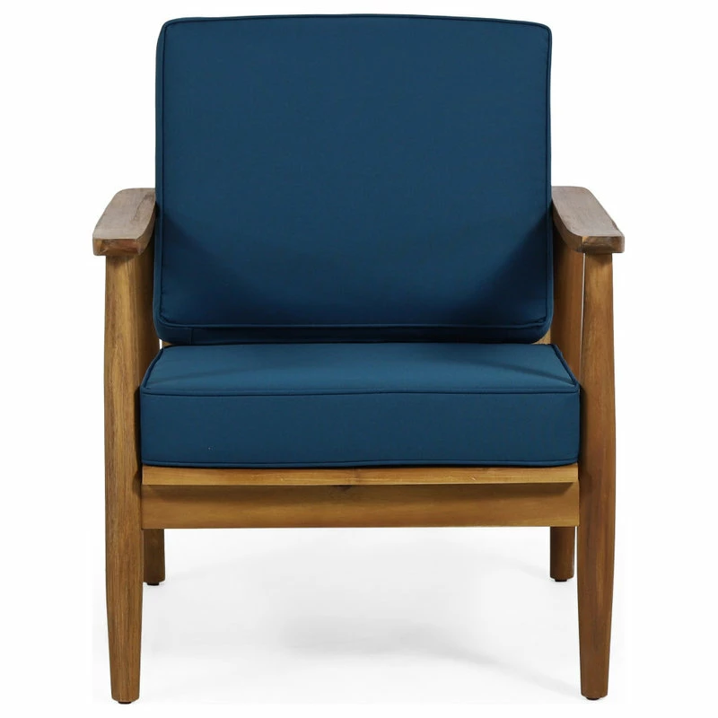 Brand new ๐ GDFStudio Davion Outdoor Acacia Wood Club Chair ๐ - Image 9