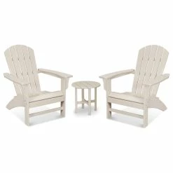 Top 10 ๐ฅ POLYWOOD Trex Outdoor Yacht Club 3-Piece Adirondack Set, Sand Castle ๐งจ