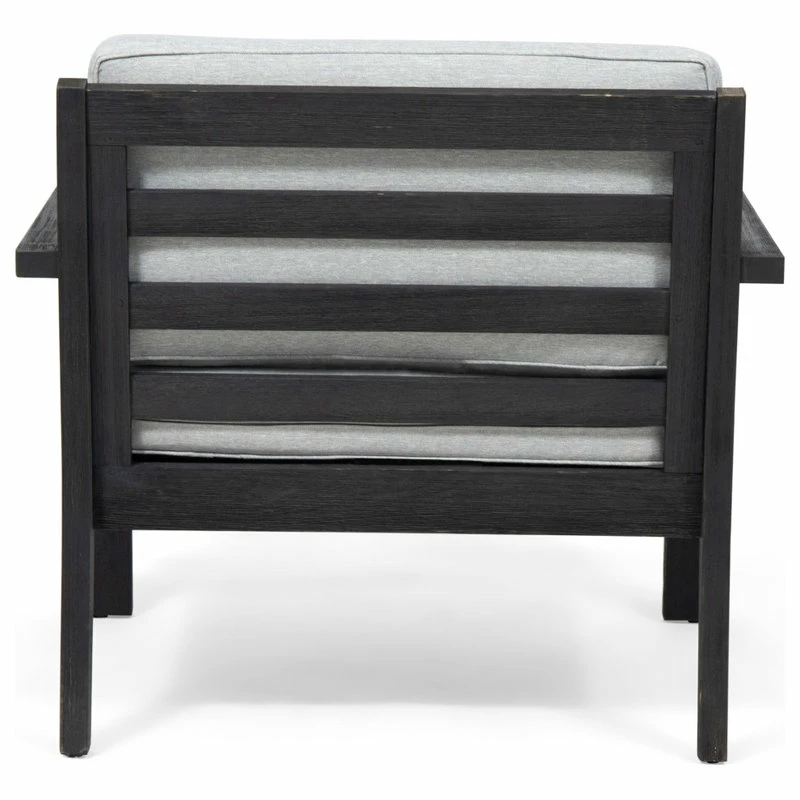 Wholesale ๐คฉ GDFStudio Susan Outdoor Acacia Wood Club Chairs With Cushions, Set Of 2, Light Gray ๐ - Image 7