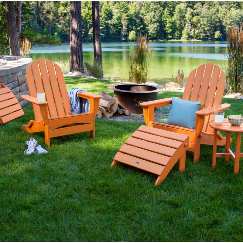 Top 10 🔔 Polywood Classic Oversized Curveback Adirondack 5-Piece Casual Set, White ✔️ - Image 3