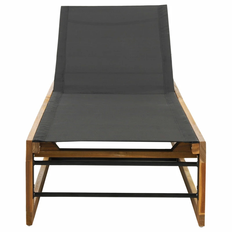 Best reviews of ๐ GDFStudio Leavitt Outdoor Mesh And Wood Adjustable Chaise Lounges, Set Of 4 ๐งจ - Image 3