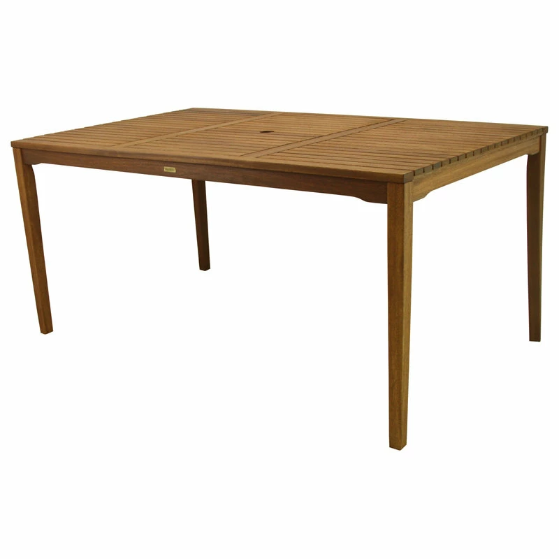Cheap 🔔 Outdoor Interiors Rectangular Eucalyptus Dining Table ✔️