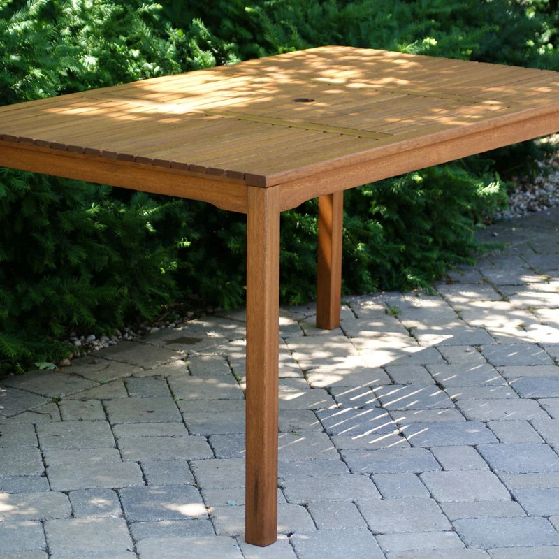 Cheap 🔔 Outdoor Interiors Rectangular Eucalyptus Dining Table ✔️ - Image 7