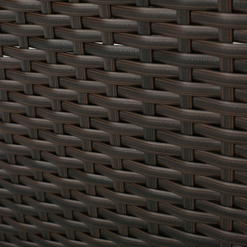 Best Pirce ๐งจ GDFStudio GDF Studio Dillard Outdoor Mix Brown Wicker Swivel Club Chair, Navy Blue, Set Of โ - Image 7