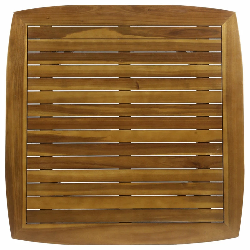 Top 10 🛒 GDFStudio Stanford Outdoor Square Acacia Wood Dining Table With Straight Legs, Teak Finish 😀 - Image 9
